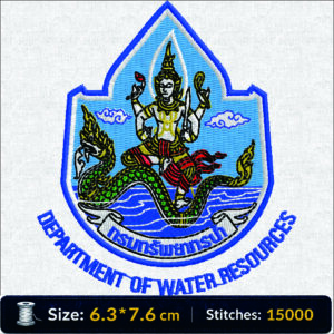 ไฟล์ลายปัก ตรากรมทรัพยากรน้ำ Department of Water Resources