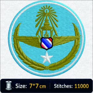 ไฟล์ลายปัก โรงเรียนนายเรืออากาศนวมินทกษัตริยาธิราช Navaminda Kasatriyadhiraj Royal Air Force Academy