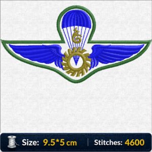 ไฟล์ลายปัก ปีกโดดหอ Tower Jump Badge