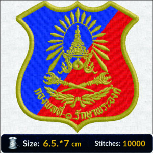 ลายปักกองพลที่ 1 รักษาพระองค์ The 1st Division, The King's Guard Embroidery Design ไฟล์ลายปักคอมพิวเตอร์