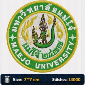 ไฟล์ลายปักตรามหาวิทยาลัยแม่โจ้ Maejo University (MJU) Embroidery Design