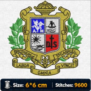 ลายปักตราโรงเรียนอัสสัมชัญ Assumption College Crest AC ไฟล์ลายปักคอมพิวเตอร์