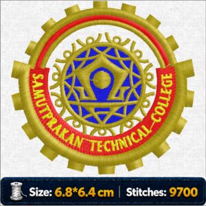 ไฟล์ลายปัก วิทยาลัยเทคนิคสมุทรปราการ | Samutprakan Technical College Embroidery Design